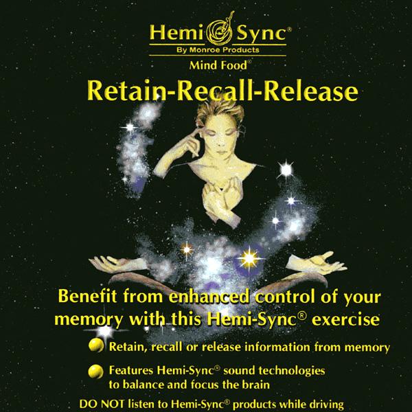 Retain Recall Release Cd | Mind Food | Hemi Sync Cds | Yorkshire, UK